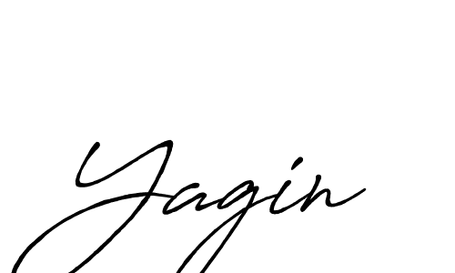 Create a beautiful signature design for name Yagin. With this signature (Antro_Vectra_Bolder) fonts, you can make a handwritten signature for free. Yagin signature style 7 images and pictures png