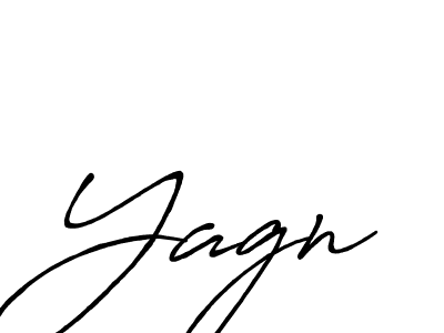 Create a beautiful signature design for name Yagn. With this signature (Antro_Vectra_Bolder) fonts, you can make a handwritten signature for free. Yagn signature style 7 images and pictures png
