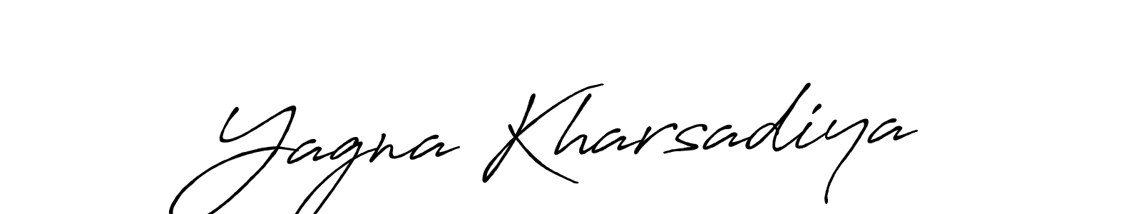 Once you've used our free online signature maker to create your best signature Antro_Vectra_Bolder style, it's time to enjoy all of the benefits that Yagna Kharsadiya name signing documents. Yagna Kharsadiya signature style 7 images and pictures png