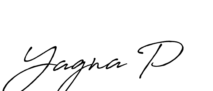 Make a beautiful signature design for name Yagna P. Use this online signature maker to create a handwritten signature for free. Yagna P signature style 7 images and pictures png