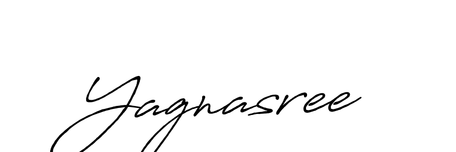 Yagnasree stylish signature style. Best Handwritten Sign (Antro_Vectra_Bolder) for my name. Handwritten Signature Collection Ideas for my name Yagnasree. Yagnasree signature style 7 images and pictures png