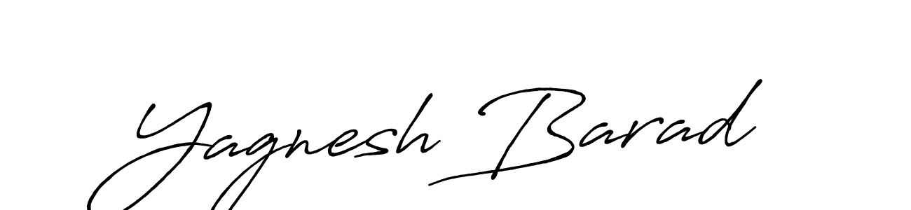 Create a beautiful signature design for name Yagnesh Barad. With this signature (Antro_Vectra_Bolder) fonts, you can make a handwritten signature for free. Yagnesh Barad signature style 7 images and pictures png