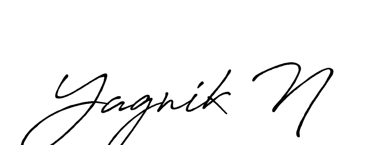 You can use this online signature creator to create a handwritten signature for the name Yagnik N. This is the best online autograph maker. Yagnik N signature style 7 images and pictures png