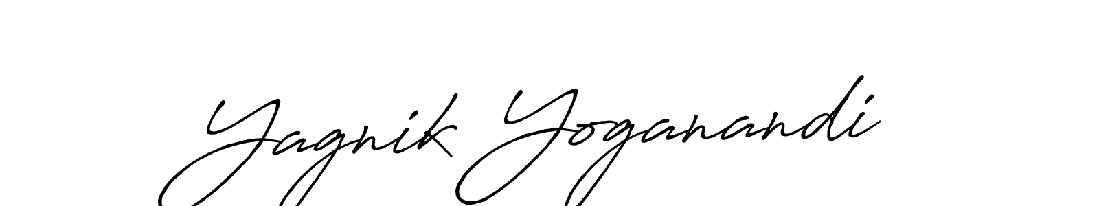 Make a beautiful signature design for name Yagnik Yoganandi. Use this online signature maker to create a handwritten signature for free. Yagnik Yoganandi signature style 7 images and pictures png