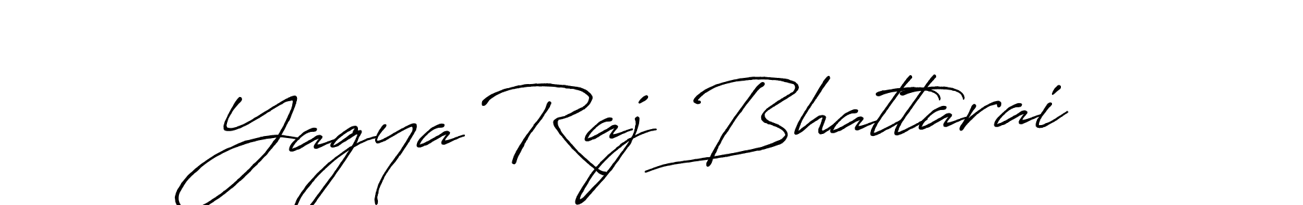 Make a beautiful signature design for name Yagya Raj Bhattarai. With this signature (Antro_Vectra_Bolder) style, you can create a handwritten signature for free. Yagya Raj Bhattarai signature style 7 images and pictures png