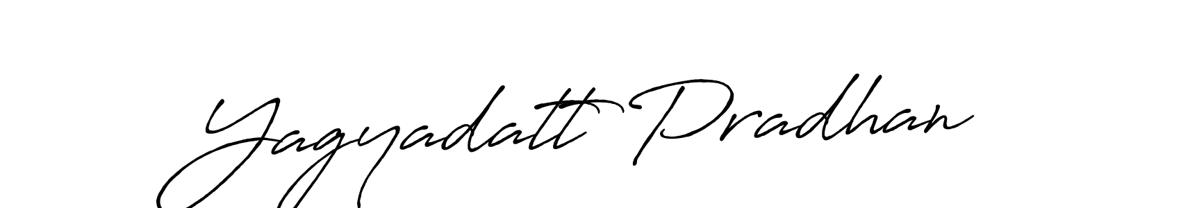 Use a signature maker to create a handwritten signature online. With this signature software, you can design (Antro_Vectra_Bolder) your own signature for name Yagyadatt Pradhan. Yagyadatt Pradhan signature style 7 images and pictures png