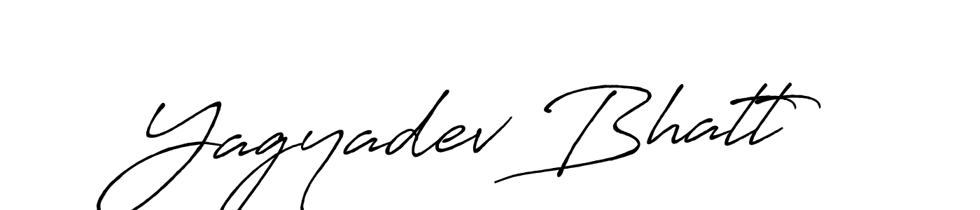 You should practise on your own different ways (Antro_Vectra_Bolder) to write your name (Yagyadev Bhatt) in signature. don't let someone else do it for you. Yagyadev Bhatt signature style 7 images and pictures png