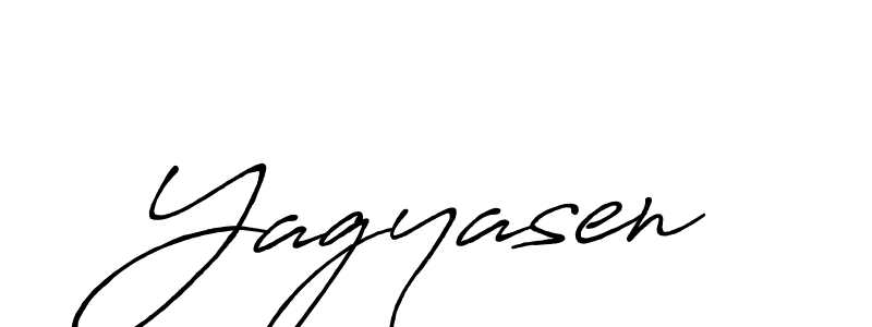 Use a signature maker to create a handwritten signature online. With this signature software, you can design (Antro_Vectra_Bolder) your own signature for name Yagyasen. Yagyasen signature style 7 images and pictures png