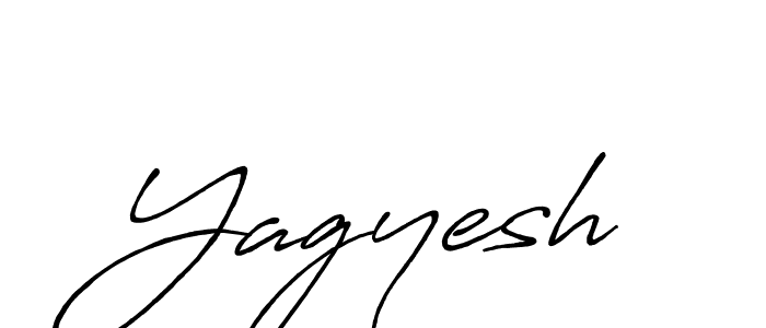 How to make Yagyesh name signature. Use Antro_Vectra_Bolder style for creating short signs online. This is the latest handwritten sign. Yagyesh signature style 7 images and pictures png