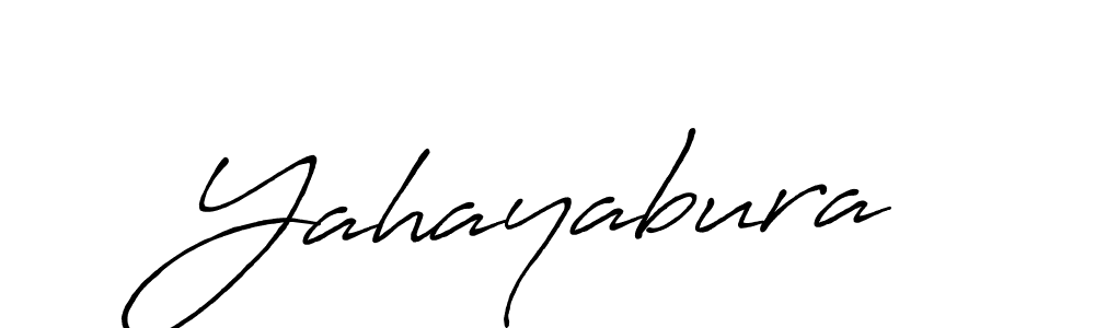 Design your own signature with our free online signature maker. With this signature software, you can create a handwritten (Antro_Vectra_Bolder) signature for name Yahayabura. Yahayabura signature style 7 images and pictures png