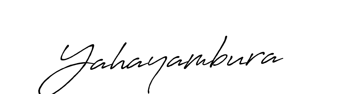 How to make Yahayambura signature? Antro_Vectra_Bolder is a professional autograph style. Create handwritten signature for Yahayambura name. Yahayambura signature style 7 images and pictures png