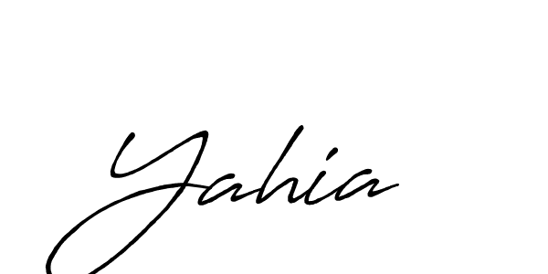 How to make Yahia  signature? Antro_Vectra_Bolder is a professional autograph style. Create handwritten signature for Yahia  name. Yahia  signature style 7 images and pictures png