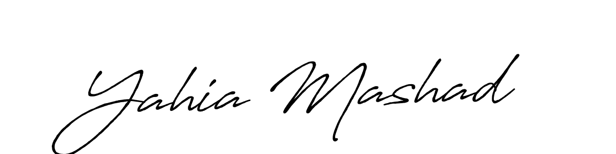 Here are the top 10 professional signature styles for the name Yahia Mashad. These are the best autograph styles you can use for your name. Yahia Mashad signature style 7 images and pictures png