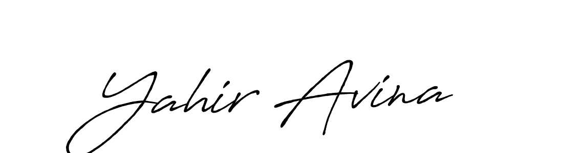 Design your own signature with our free online signature maker. With this signature software, you can create a handwritten (Antro_Vectra_Bolder) signature for name Yahir Avina. Yahir Avina signature style 7 images and pictures png