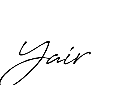 It looks lik you need a new signature style for name Yair. Design unique handwritten (Antro_Vectra_Bolder) signature with our free signature maker in just a few clicks. Yair signature style 7 images and pictures png