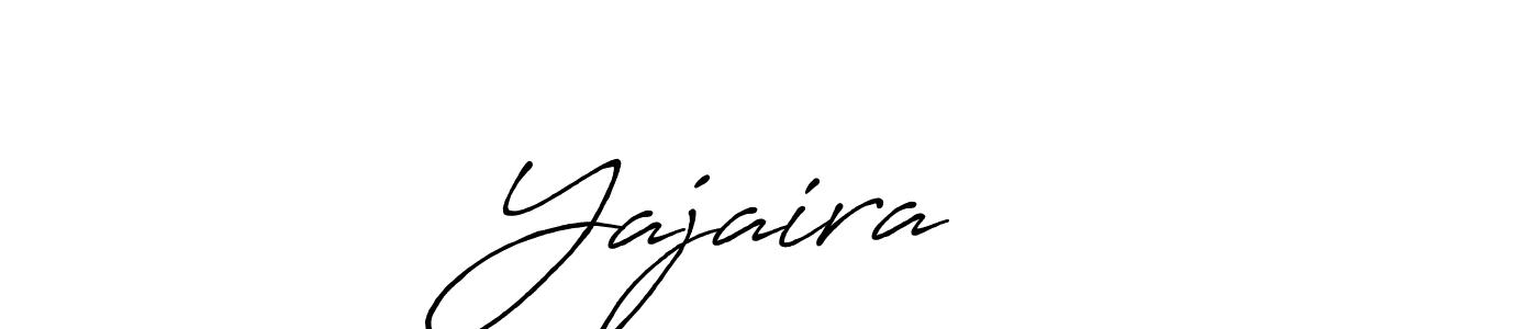 Use a signature maker to create a handwritten signature online. With this signature software, you can design (Antro_Vectra_Bolder) your own signature for name Yajaira ❤️. Yajaira ❤️ signature style 7 images and pictures png