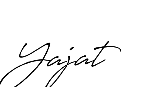 How to make Yajat signature? Antro_Vectra_Bolder is a professional autograph style. Create handwritten signature for Yajat name. Yajat signature style 7 images and pictures png