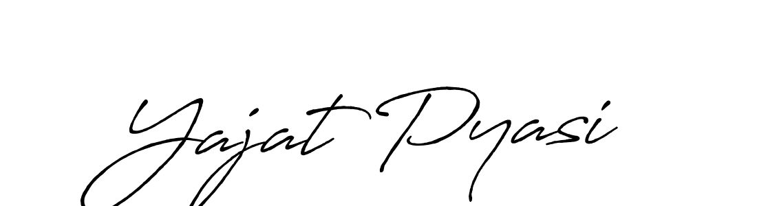 Use a signature maker to create a handwritten signature online. With this signature software, you can design (Antro_Vectra_Bolder) your own signature for name Yajat Pyasi. Yajat Pyasi signature style 7 images and pictures png