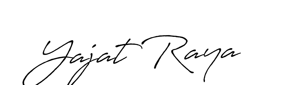 if you are searching for the best signature style for your name Yajat Raya. so please give up your signature search. here we have designed multiple signature styles  using Antro_Vectra_Bolder. Yajat Raya signature style 7 images and pictures png