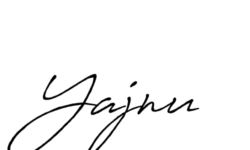 Create a beautiful signature design for name Yajnu. With this signature (Antro_Vectra_Bolder) fonts, you can make a handwritten signature for free. Yajnu signature style 7 images and pictures png