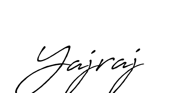 How to make Yajraj signature? Antro_Vectra_Bolder is a professional autograph style. Create handwritten signature for Yajraj name. Yajraj signature style 7 images and pictures png