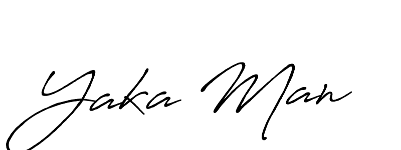 Also You can easily find your signature by using the search form. We will create Yaka Man name handwritten signature images for you free of cost using Antro_Vectra_Bolder sign style. Yaka Man signature style 7 images and pictures png