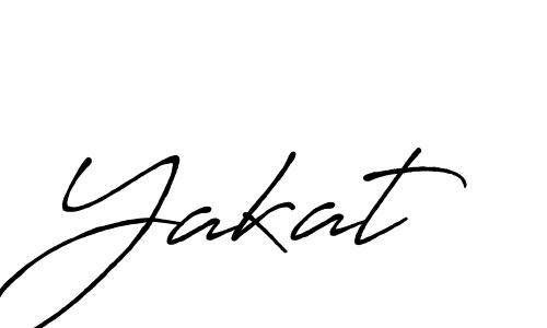 Yakat stylish signature style. Best Handwritten Sign (Antro_Vectra_Bolder) for my name. Handwritten Signature Collection Ideas for my name Yakat. Yakat signature style 7 images and pictures png