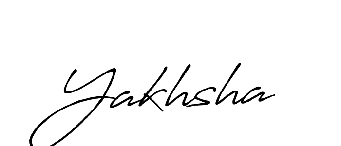 Create a beautiful signature design for name Yakhsha. With this signature (Antro_Vectra_Bolder) fonts, you can make a handwritten signature for free. Yakhsha signature style 7 images and pictures png