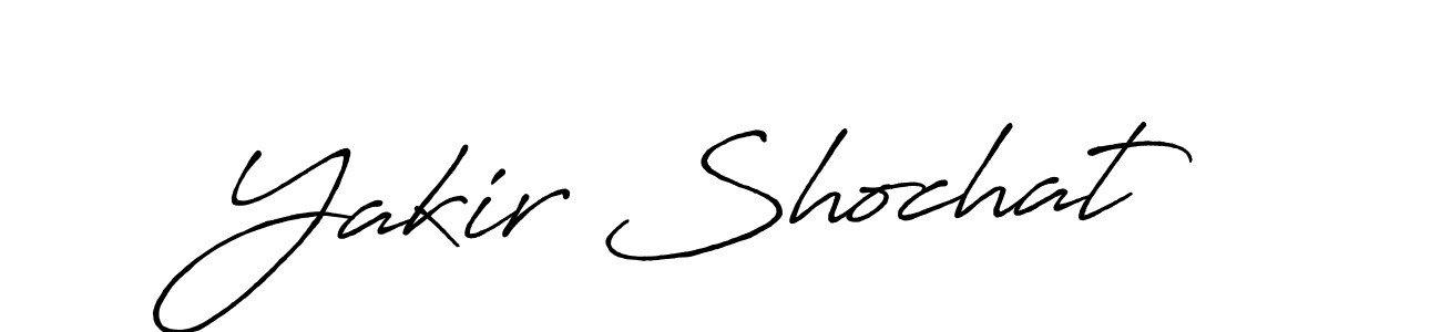 Also You can easily find your signature by using the search form. We will create Yakir Shochat name handwritten signature images for you free of cost using Antro_Vectra_Bolder sign style. Yakir Shochat signature style 7 images and pictures png