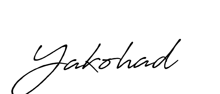 Make a beautiful signature design for name Yakohad. With this signature (Antro_Vectra_Bolder) style, you can create a handwritten signature for free. Yakohad signature style 7 images and pictures png