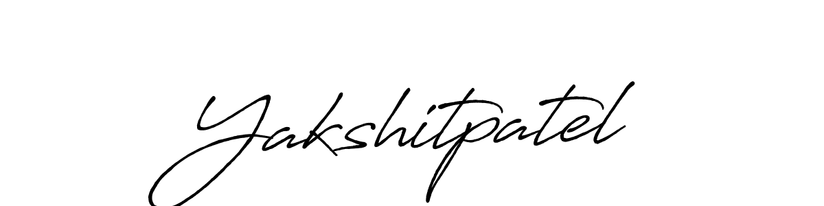 The best way (Antro_Vectra_Bolder) to make a short signature is to pick only two or three words in your name. The name Yakshitpatel include a total of six letters. For converting this name. Yakshitpatel signature style 7 images and pictures png