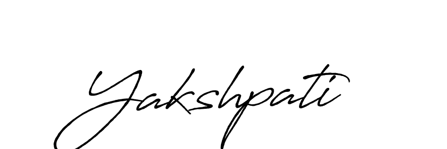 How to make Yakshpati name signature. Use Antro_Vectra_Bolder style for creating short signs online. This is the latest handwritten sign. Yakshpati signature style 7 images and pictures png