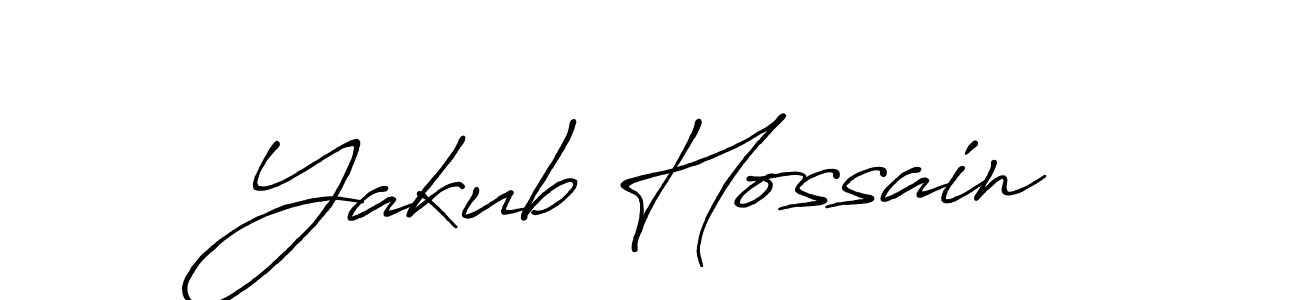 You should practise on your own different ways (Antro_Vectra_Bolder) to write your name (Yakub Hossain) in signature. don't let someone else do it for you. Yakub Hossain signature style 7 images and pictures png
