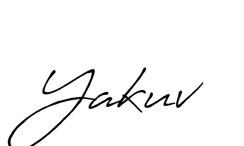 You should practise on your own different ways (Antro_Vectra_Bolder) to write your name (Yakuv) in signature. don't let someone else do it for you. Yakuv signature style 7 images and pictures png