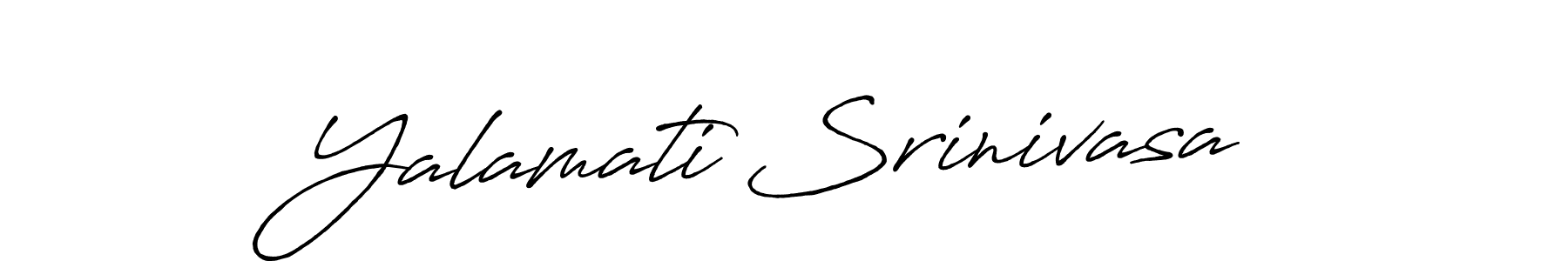 Make a beautiful signature design for name Yalamati Srinivasa. Use this online signature maker to create a handwritten signature for free. Yalamati Srinivasa signature style 7 images and pictures png