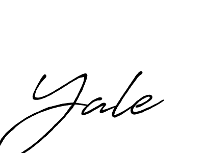 You should practise on your own different ways (Antro_Vectra_Bolder) to write your name (Yale) in signature. don't let someone else do it for you. Yale signature style 7 images and pictures png