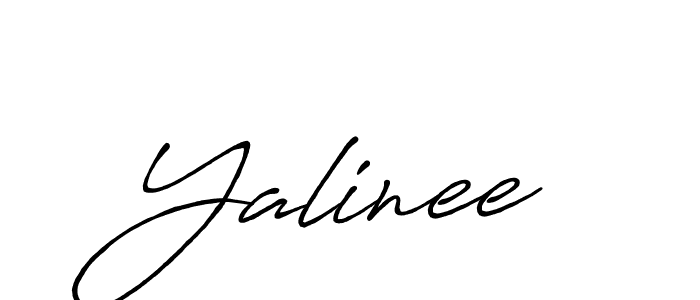 Yalinee stylish signature style. Best Handwritten Sign (Antro_Vectra_Bolder) for my name. Handwritten Signature Collection Ideas for my name Yalinee. Yalinee signature style 7 images and pictures png