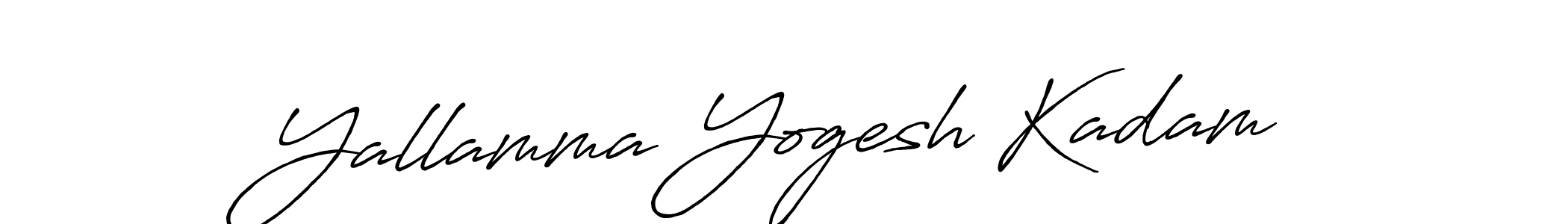 Make a short Yallamma Yogesh Kadam signature style. Manage your documents anywhere anytime using Antro_Vectra_Bolder. Create and add eSignatures, submit forms, share and send files easily. Yallamma Yogesh Kadam signature style 7 images and pictures png