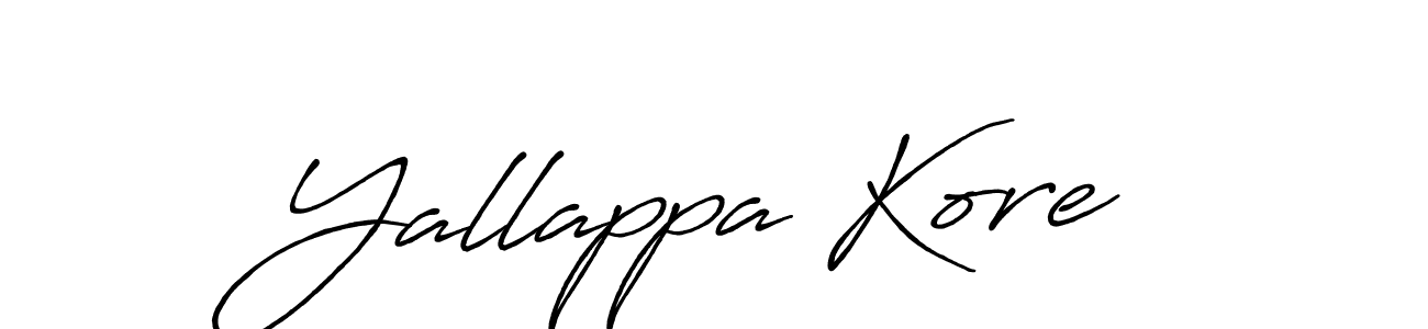 Also You can easily find your signature by using the search form. We will create Yallappa Kore name handwritten signature images for you free of cost using Antro_Vectra_Bolder sign style. Yallappa Kore signature style 7 images and pictures png