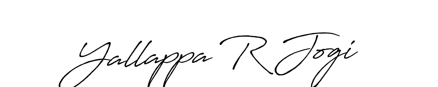 Make a beautiful signature design for name Yallappa R Jogi. With this signature (Antro_Vectra_Bolder) style, you can create a handwritten signature for free. Yallappa R Jogi signature style 7 images and pictures png