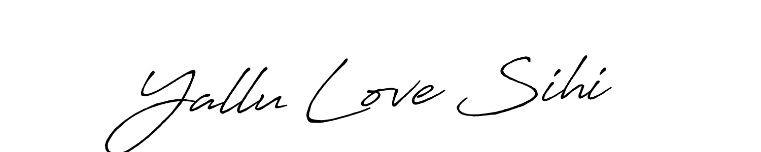 Here are the top 10 professional signature styles for the name Yallu Love Sihi. These are the best autograph styles you can use for your name. Yallu Love Sihi signature style 7 images and pictures png