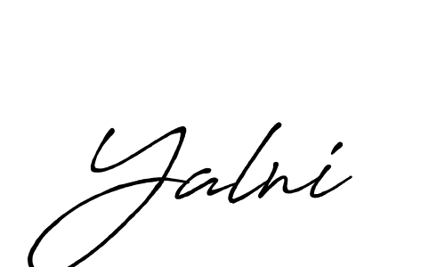 Once you've used our free online signature maker to create your best signature Antro_Vectra_Bolder style, it's time to enjoy all of the benefits that Yalni name signing documents. Yalni signature style 7 images and pictures png