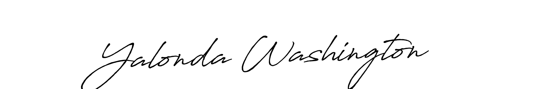 You should practise on your own different ways (Antro_Vectra_Bolder) to write your name (Yalonda Washington) in signature. don't let someone else do it for you. Yalonda Washington signature style 7 images and pictures png