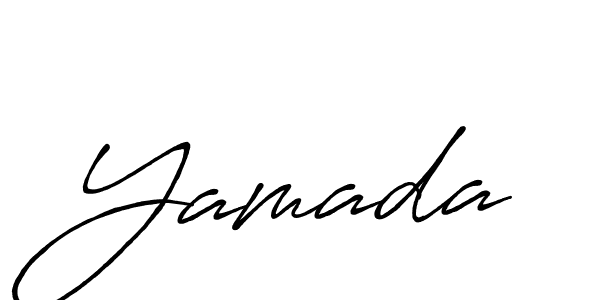 Yamada stylish signature style. Best Handwritten Sign (Antro_Vectra_Bolder) for my name. Handwritten Signature Collection Ideas for my name Yamada. Yamada signature style 7 images and pictures png