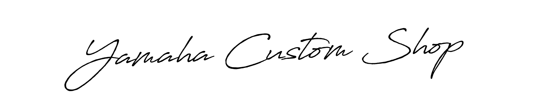Also You can easily find your signature by using the search form. We will create Yamaha Custom Shop name handwritten signature images for you free of cost using Antro_Vectra_Bolder sign style. Yamaha Custom Shop signature style 7 images and pictures png