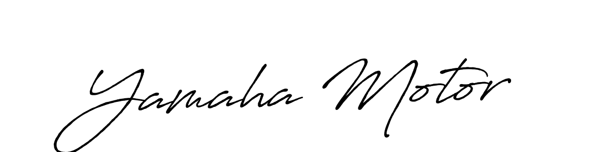 Yamaha Motor stylish signature style. Best Handwritten Sign (Antro_Vectra_Bolder) for my name. Handwritten Signature Collection Ideas for my name Yamaha Motor. Yamaha Motor signature style 7 images and pictures png