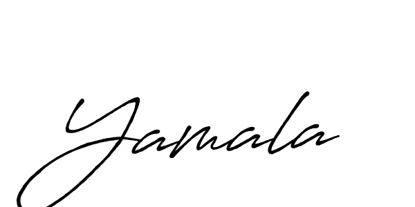 How to make Yamala signature? Antro_Vectra_Bolder is a professional autograph style. Create handwritten signature for Yamala name. Yamala signature style 7 images and pictures png