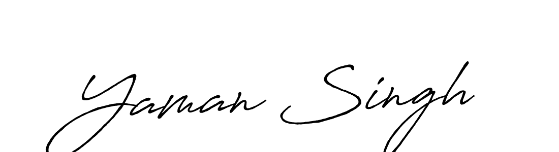 How to make Yaman Singh signature? Antro_Vectra_Bolder is a professional autograph style. Create handwritten signature for Yaman Singh name. Yaman Singh signature style 7 images and pictures png