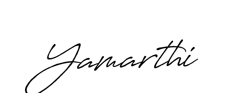 Design your own signature with our free online signature maker. With this signature software, you can create a handwritten (Antro_Vectra_Bolder) signature for name Yamarthi. Yamarthi signature style 7 images and pictures png