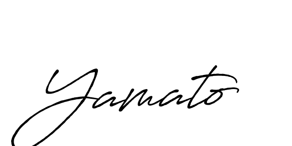 The best way (Antro_Vectra_Bolder) to make a short signature is to pick only two or three words in your name. The name Yamato include a total of six letters. For converting this name. Yamato signature style 7 images and pictures png